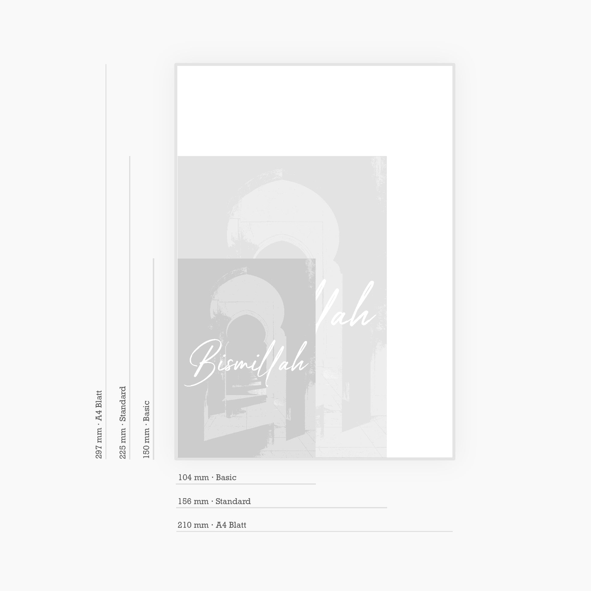 Bismillah - 3D Druck Visual Artwork
