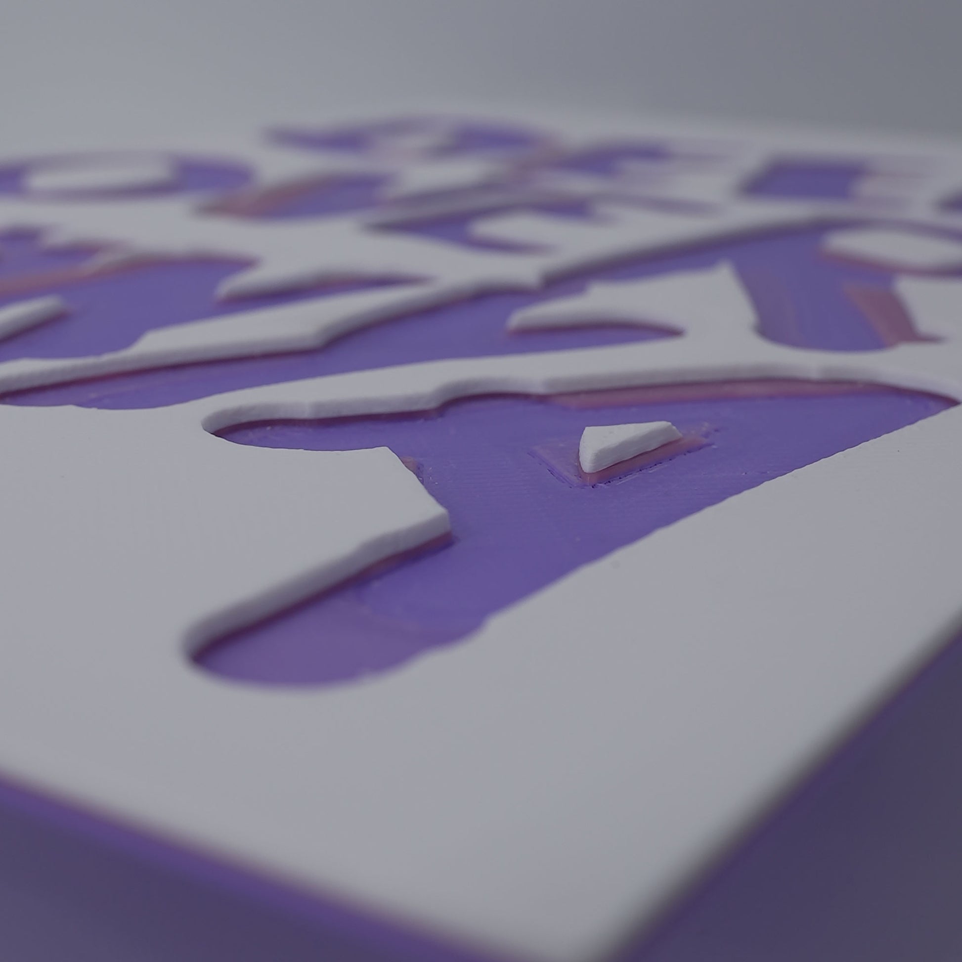 Deen Over Dunya - 3D Druck Visual Artwork