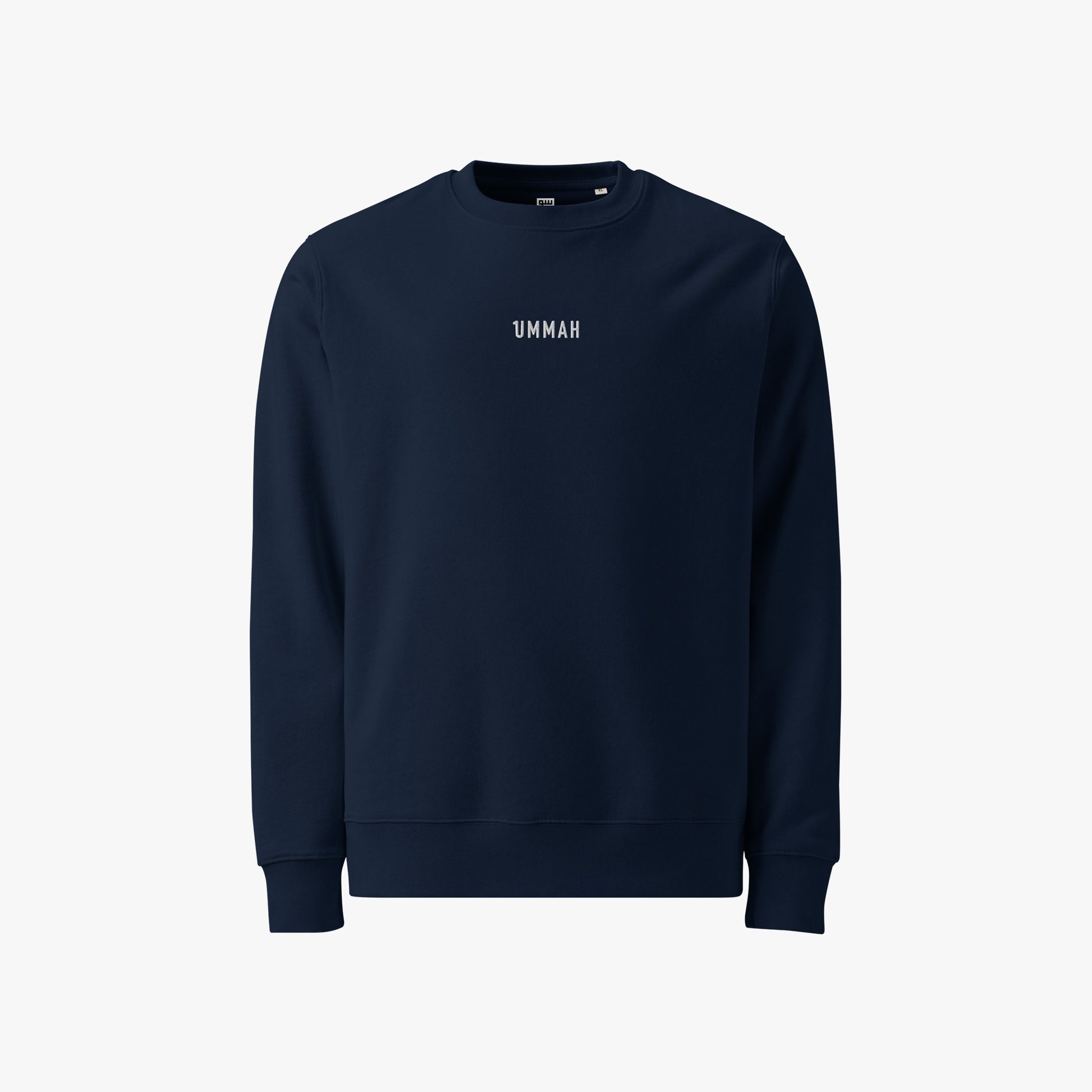 One Ummah - Unisex Bio-Pullover (Schriftzug eingenäht)