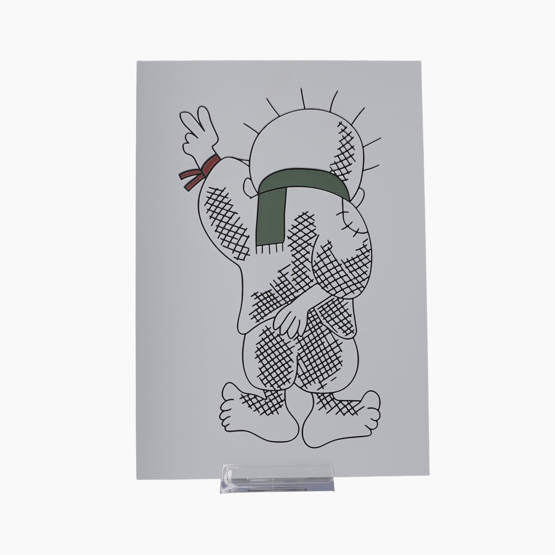 Handala Peace - 3D Druck Visual Artwork