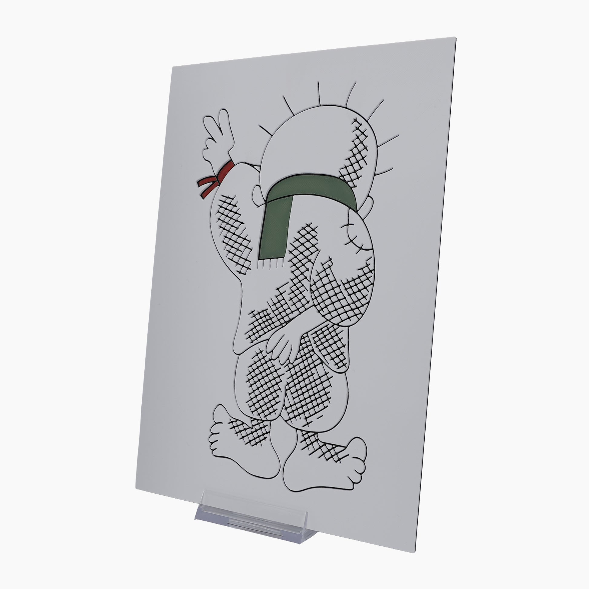 Handala Peace - 3D Druck Visual Artwork