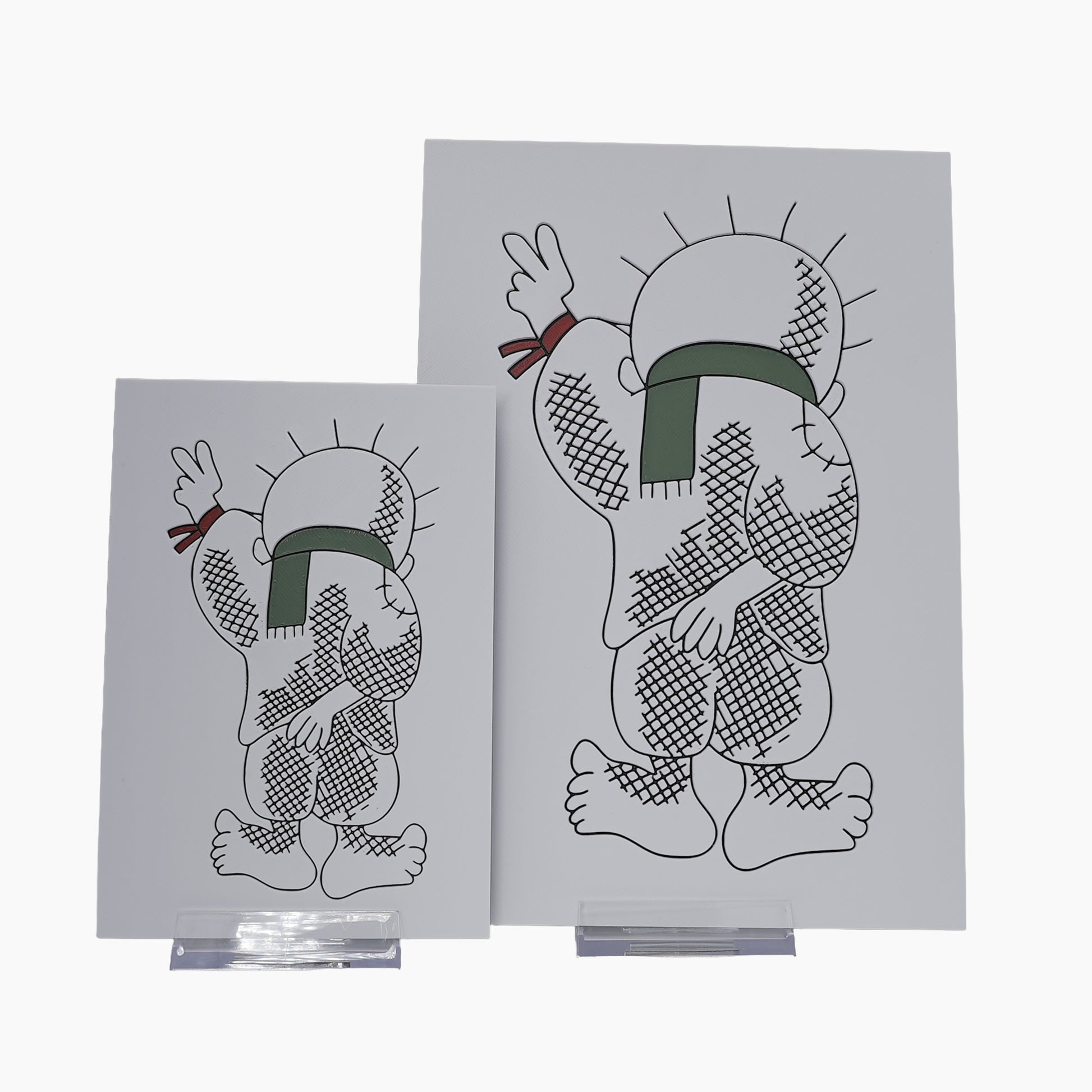 Handala Peace - 3D Druck Visual Artwork