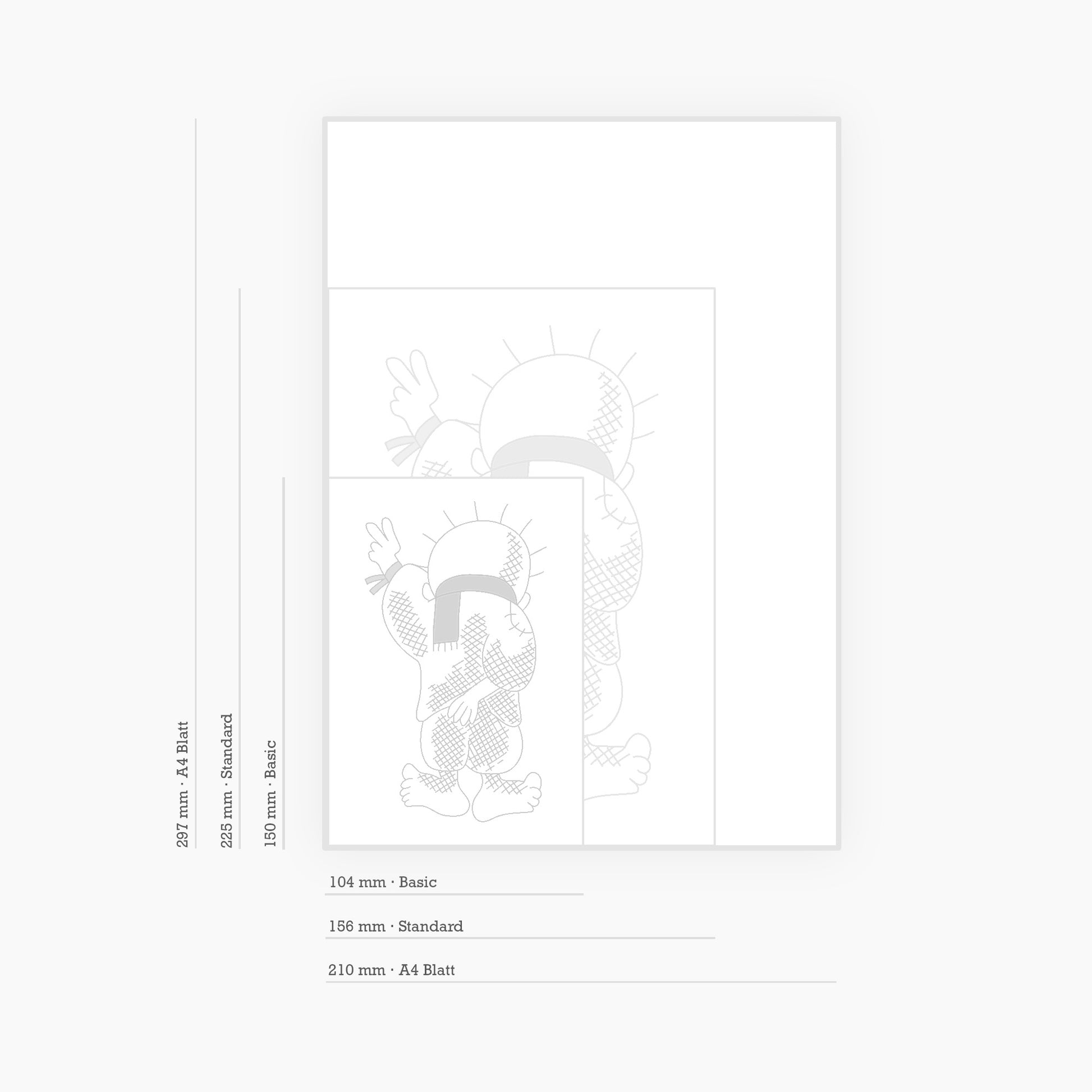Handala Peace - 3D Druck Visual Artwork