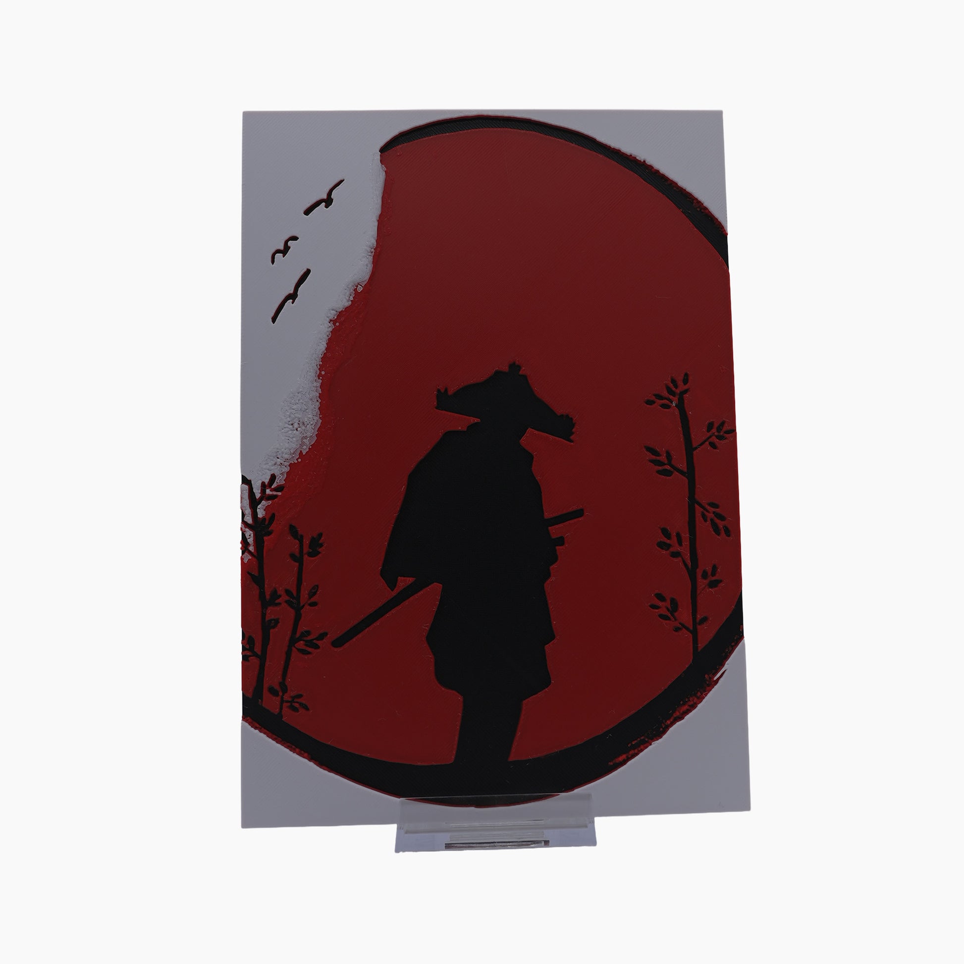 Japanischer Samurai - 3D Druck Visual Artwork