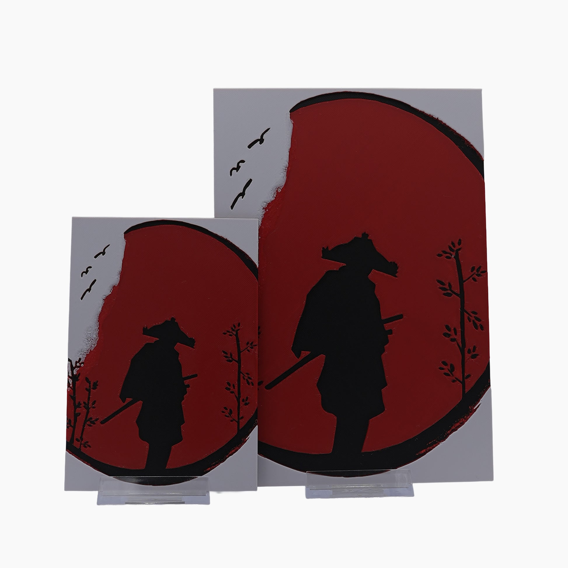 Japanischer Samurai - 3D Druck Visual Artwork