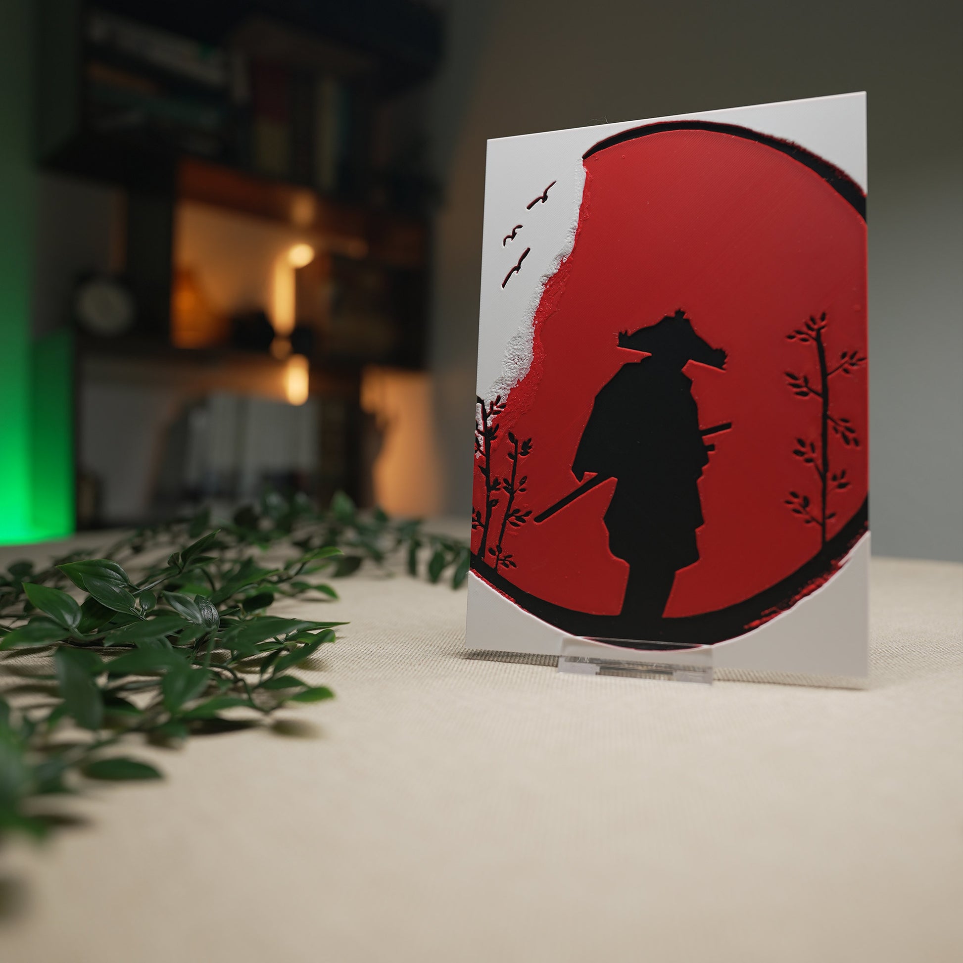 Japanischer Samurai - 3D Druck Visual Artwork