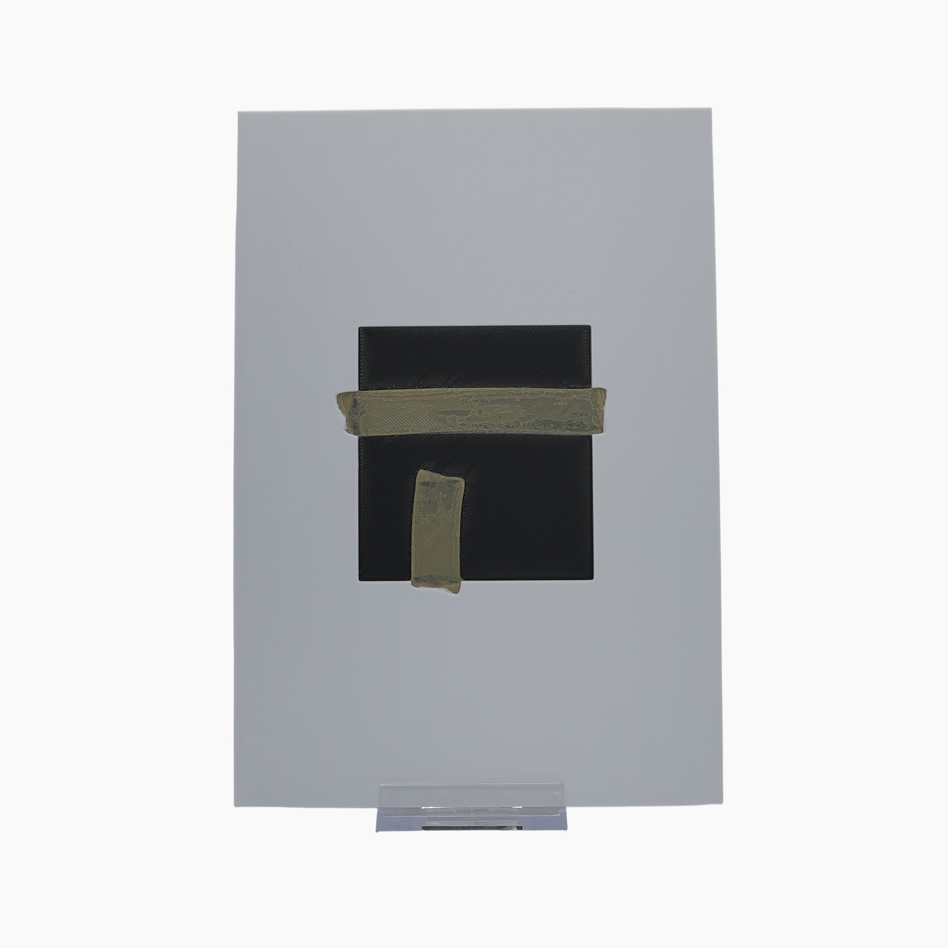 Kaaba Minimalistisch II - 3D Druck Visual Artwork
