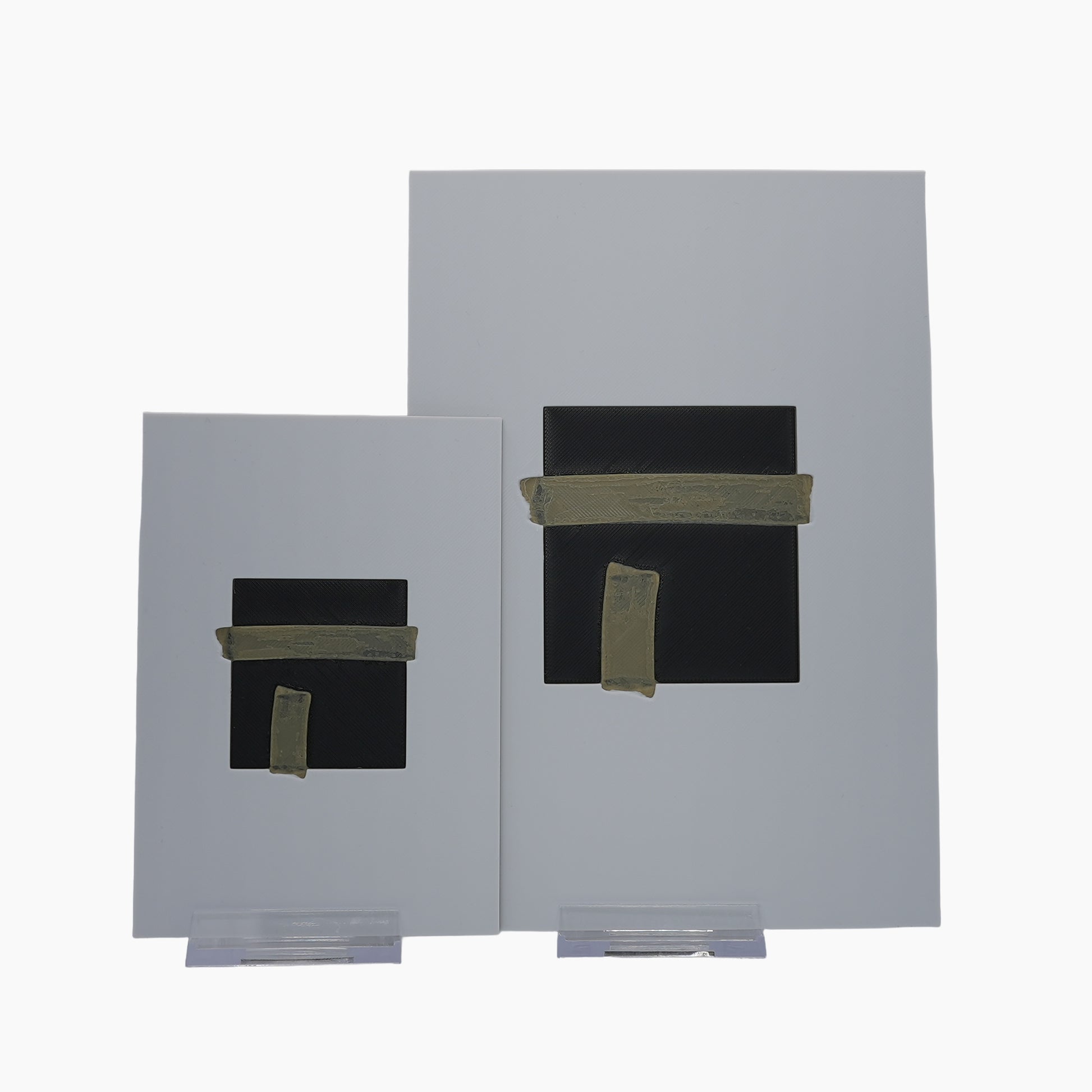 Kaaba Minimalistisch II - 3D Druck Visual Artwork