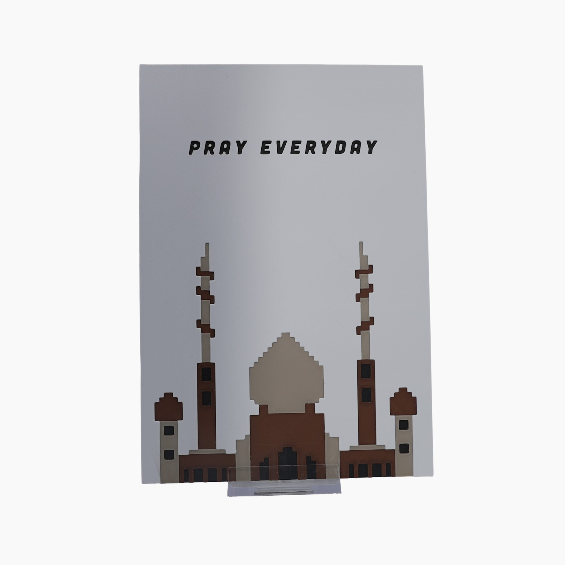 Pray Everyday - 3D Druck Visual Artwork
