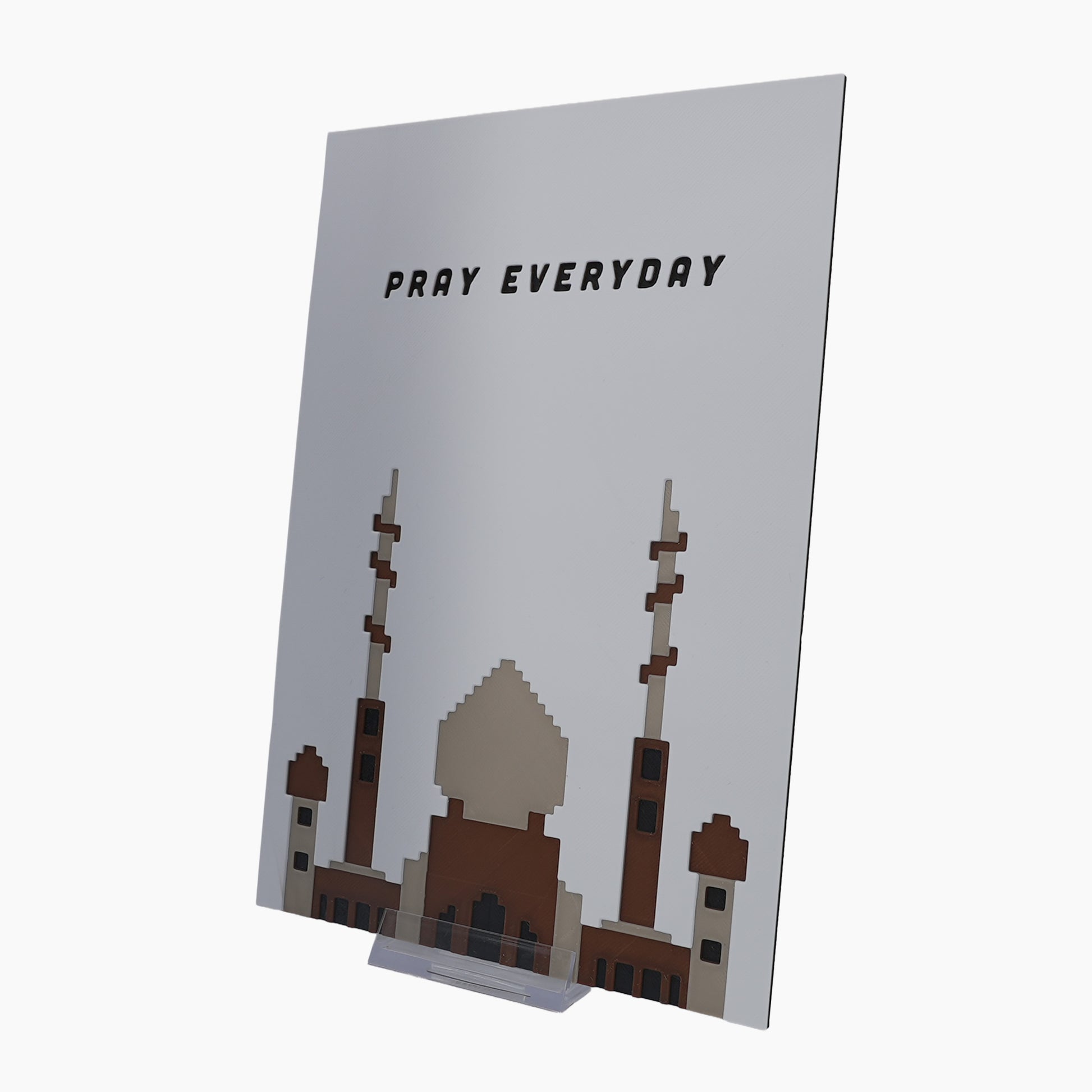 Pray Everyday - 3D Druck Visual Artwork