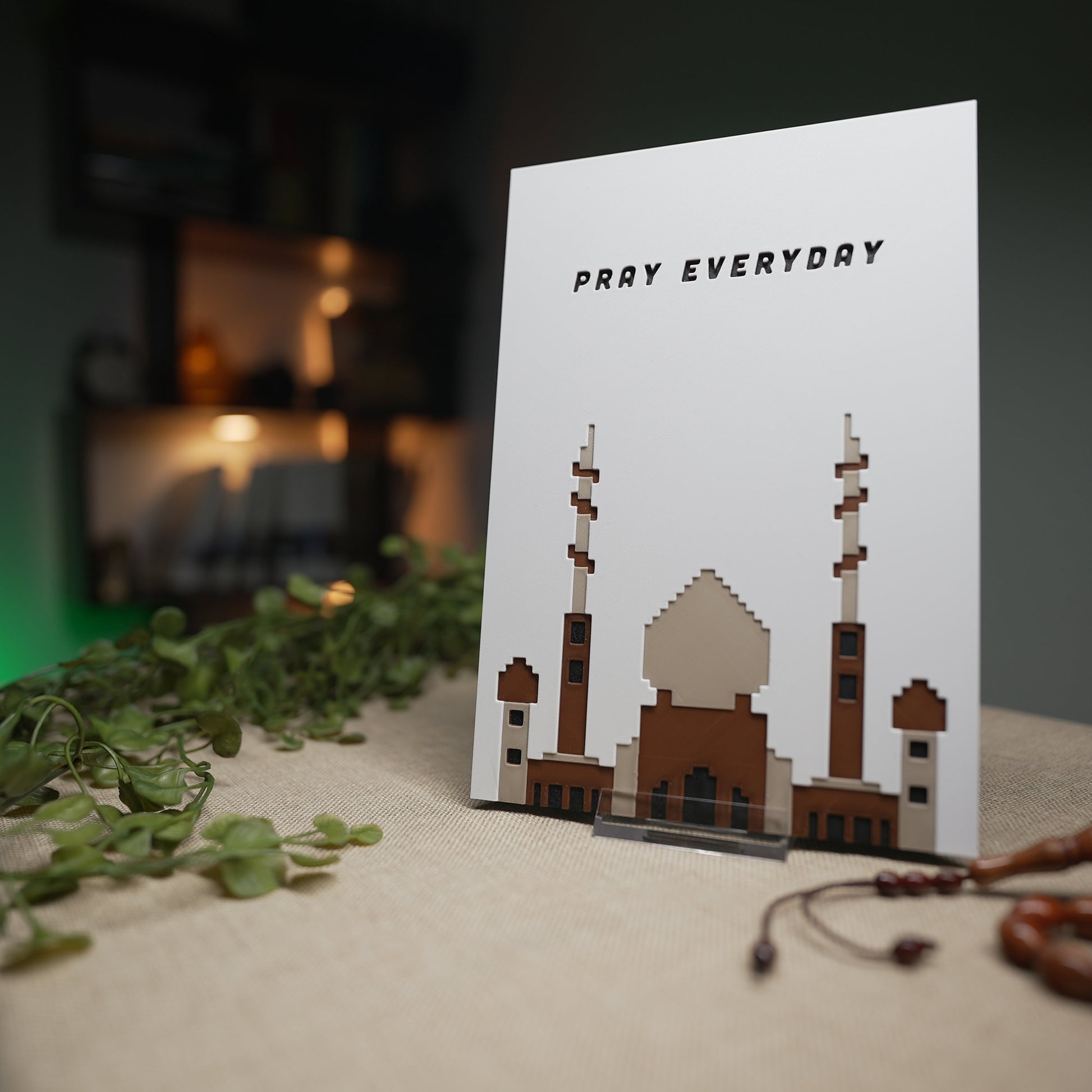 Pray Everyday - 3D Druck Visual Artwork